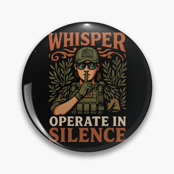 Item preview, Whisper's Doctrine: Operate in Silence - Tacticool Tactical Advantage designed and sold by zzz888.