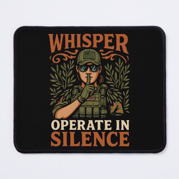 Item preview, Whisper's Doctrine: Operate in Silence - Tacticool Tactical Advantage designed and sold by zzz888.