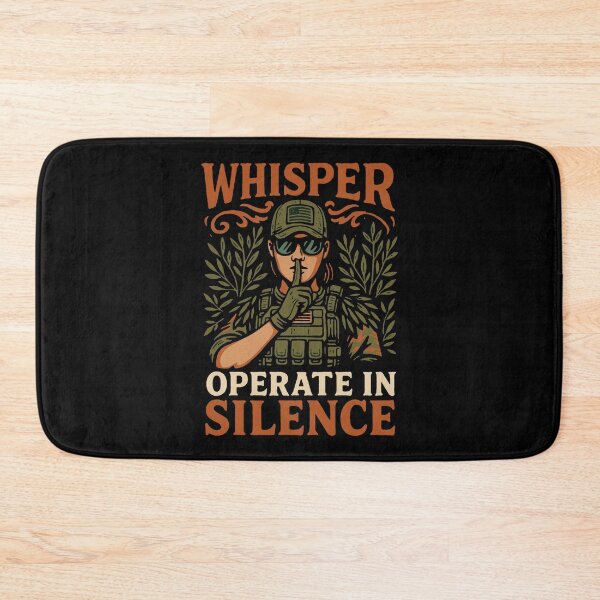 Item preview, Whisper's Doctrine: Operate in Silence - Tacticool Tactical Advantage designed and sold by zzz888.