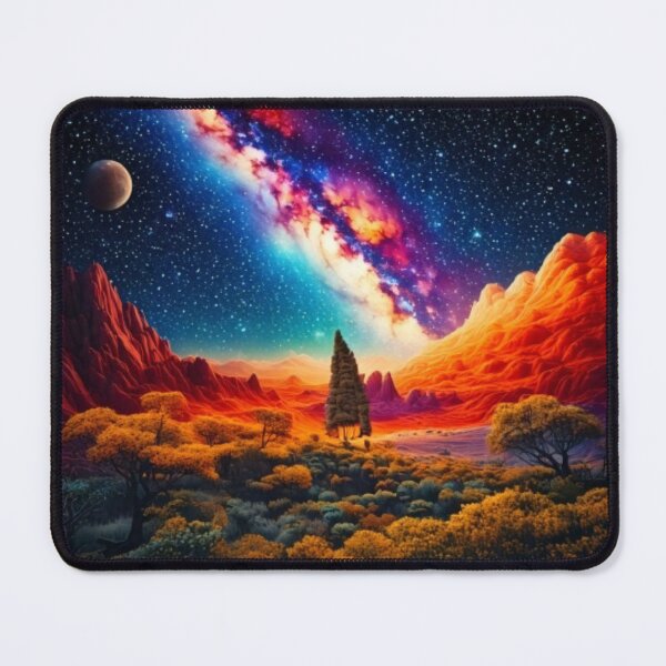 Item preview, Cosmic Wonders: Surreal Galaxy Landscape Design designed and sold by OandSDesigns23.