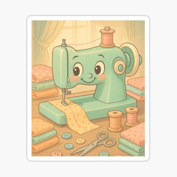 Item preview, Happy sewing machine  designed and sold by Future Past Co. .