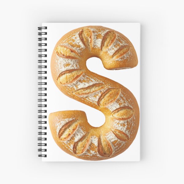 BREAD LETTER S Spiral Notebook