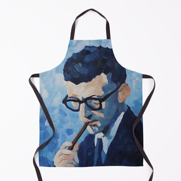 Item preview, Jean-Paul Sartre | Post-impressionist painting style designed and sold by ComicsFactory.