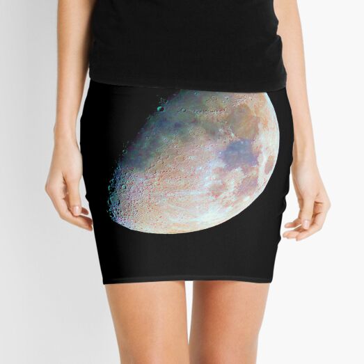 The moon in colour Mini Skirt