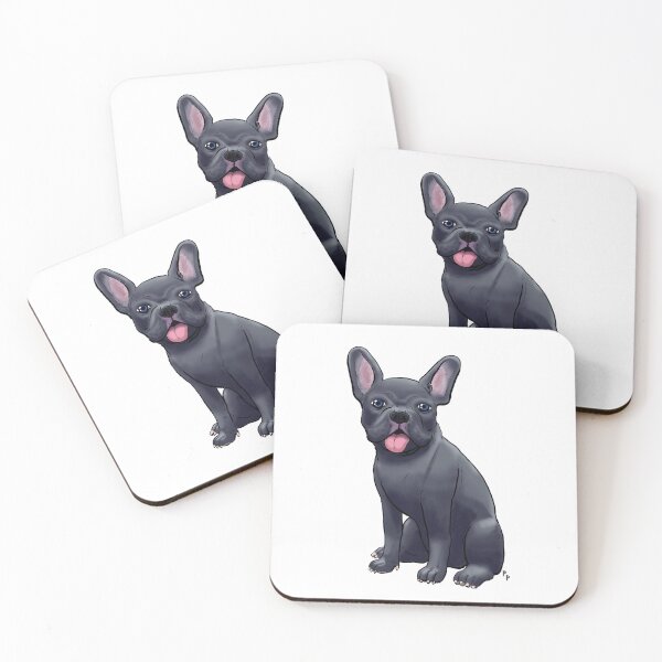 Item preview, Happy Blue French Bulldog designed and sold by FallayCreations.