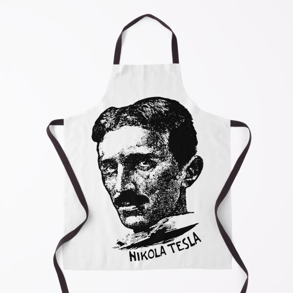Item preview, Vintage Nikola Tesla Newspaper Portrait – Retro Inventor Art for Science Lovers designed and sold by Daniel Hagerman.
