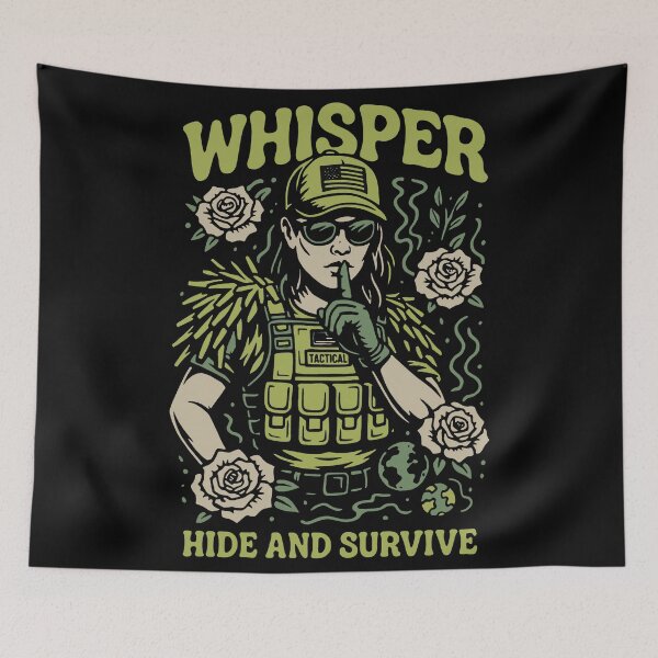 Item preview, Whisper: Hide and Survive - The Art of Tactical Advantage designed and sold by zzz888.