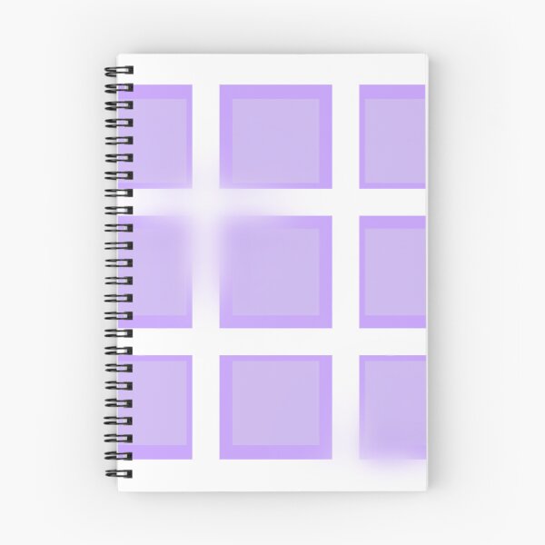 Item preview, Purple and White Abstract Smudged Grid Pattern designed and sold by Studio Sonder.