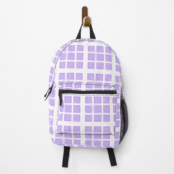 Item preview, Purple and White Abstract Smudged Grid Pattern designed and sold by Studio Sonder.
