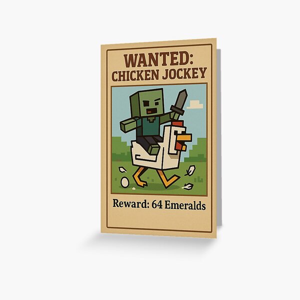 Item preview, Chicken Jockey  designed and sold by Hoops and Movie Sticks.