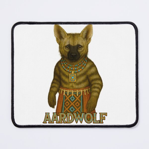 Item preview, Tribal Aardwolf – Storybook Style African Striped Hyena Art designed and sold by Patternicity.