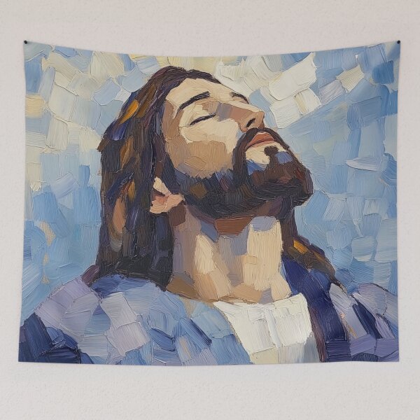 Item preview, Jesus Christ | Post-impressionist painting style designed and sold by ComicsFactory.