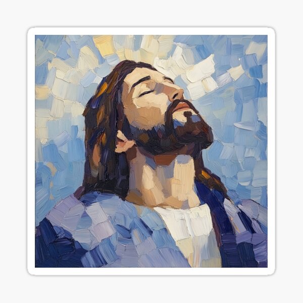 Item preview, Jesus Christ | Post-impressionist painting style designed and sold by ComicsFactory.