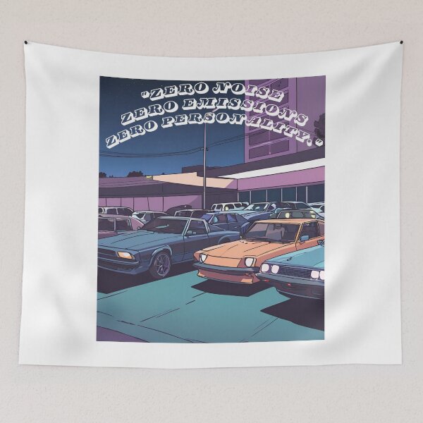 Item preview, Stop Electric Cars "Zero noise, zero emissions, zero personality." designed and sold by xiaidex.