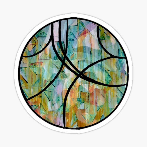 Item preview, Green Triangles Abstract designed and sold by ViaARTfactory.