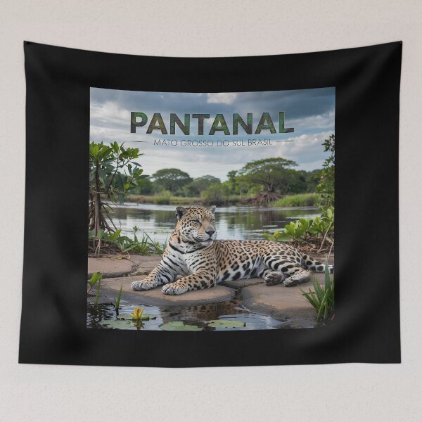 Item preview, Pantanal Jaguar 4k digital  Wild Beauty of Brazil designed and sold by paulo silveira.