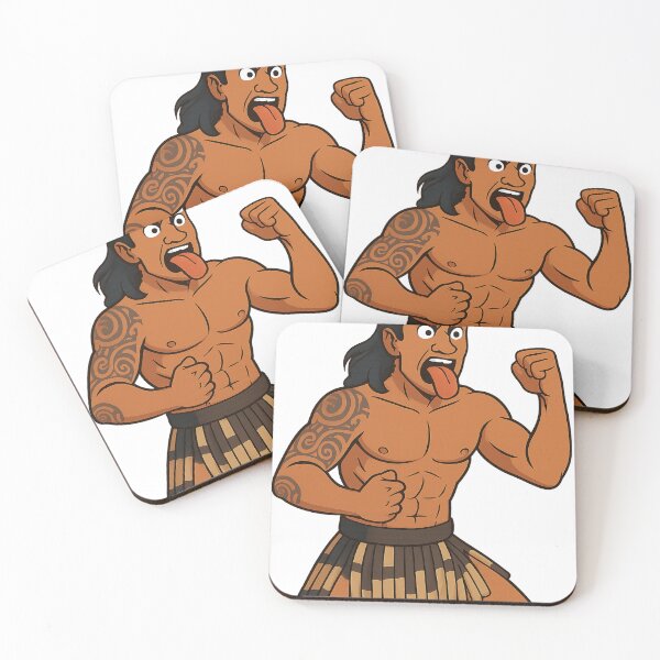 Item preview, Māori Warrior Stance – Full Ta Moko and Battle Yell designed and sold by Places On Earth.
