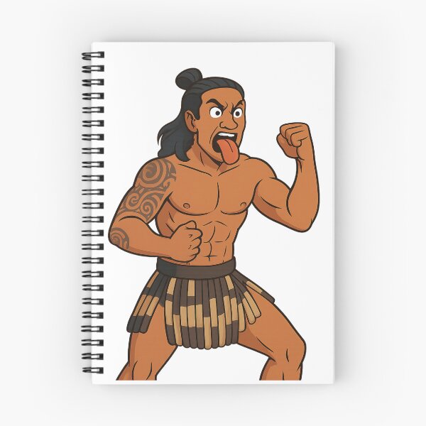 Item preview, Māori Warrior Stance – Full Ta Moko and Battle Yell designed and sold by Places On Earth.