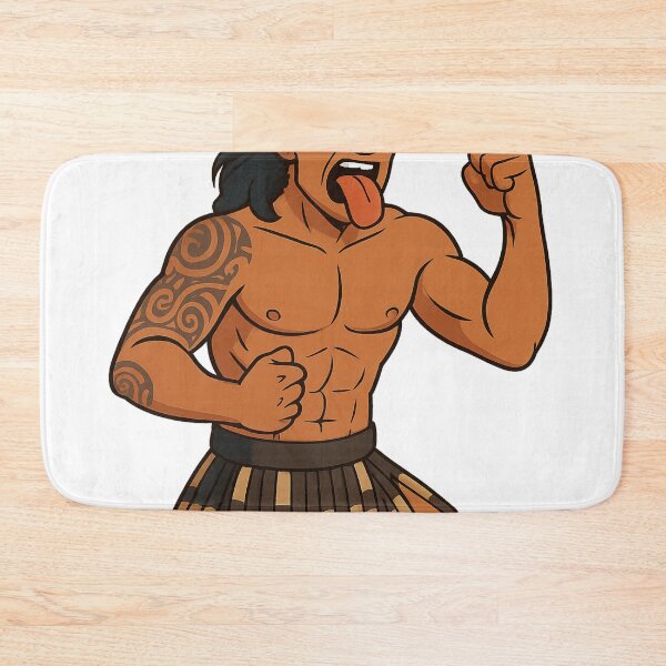 Item preview, Māori Warrior Stance – Full Ta Moko and Battle Yell designed and sold by Places On Earth.