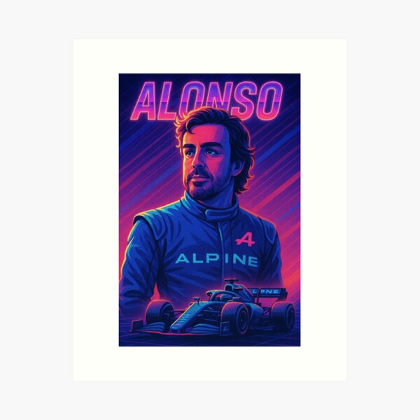 Item preview, Fernando alonso - Alpine Racing F1 designed and sold by Mila3Desing.
