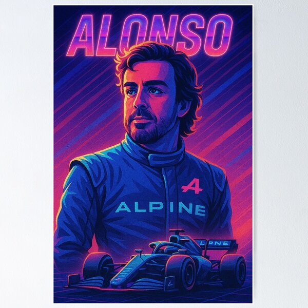Item preview, Fernando alonso - Alpine Racing F1 designed and sold by Mila3Desing.