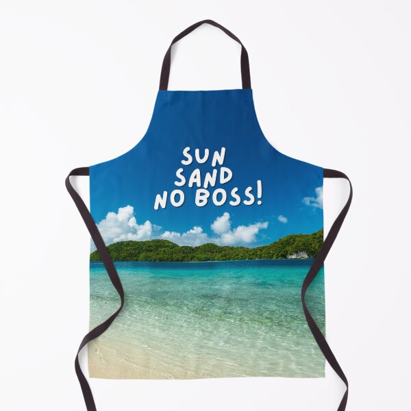 Item preview, Tropical White Sand Beach Design – Perfect for Clothing and Accessories for Beach Lovers and Nature Enthusiasts designed and sold by knalpot-design.