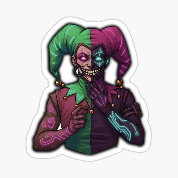 Item preview, Cyberpunk Jester: The Futuristic Trickster designed and sold by Komalexo.