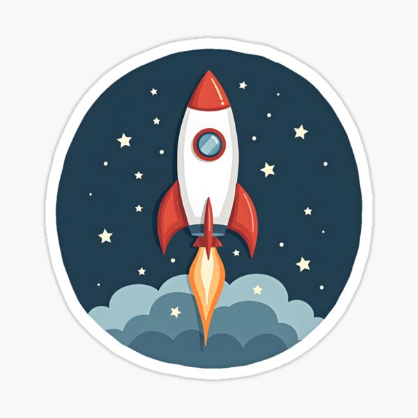 Rocket Sticker