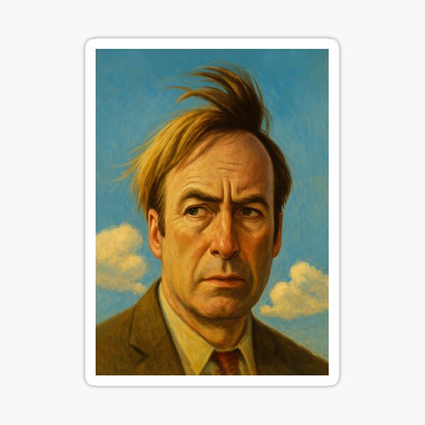 Vista previa del artículo con la obra «Saúl Goodman», diseñado y vendido por Atritone.