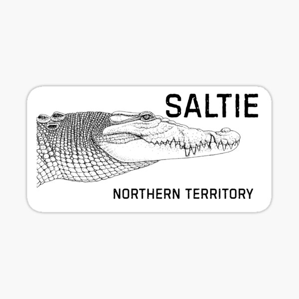 Vista previa del artículo con la obra «NT Saltie 1», diseñado y vendido por Top End Stickers.