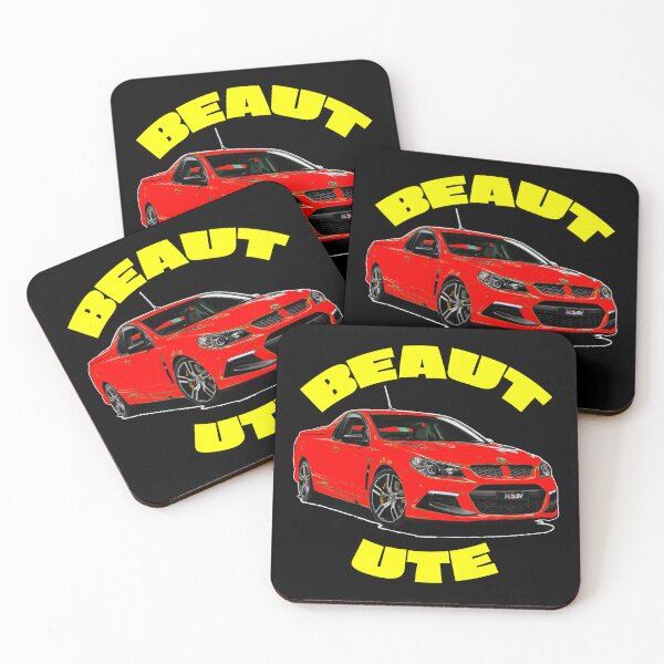 Item preview, Holden HSV Maloo Ute – Beaut Ute – Red Aussie Muscle Car Art designed and sold by Michael van der Hoorn.