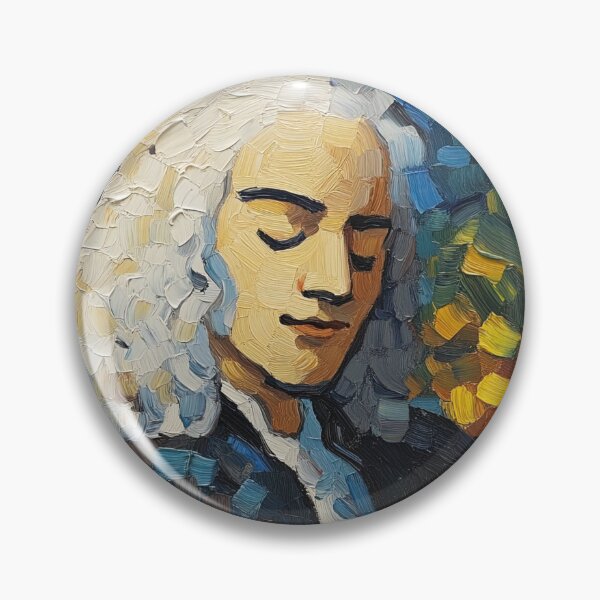 Item preview, Johann Sebastian Bach | Post-impressionist painting style designed and sold by ComicsFactory.