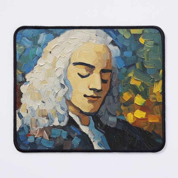 Item preview, Johann Sebastian Bach | Post-impressionist painting style designed and sold by ComicsFactory.