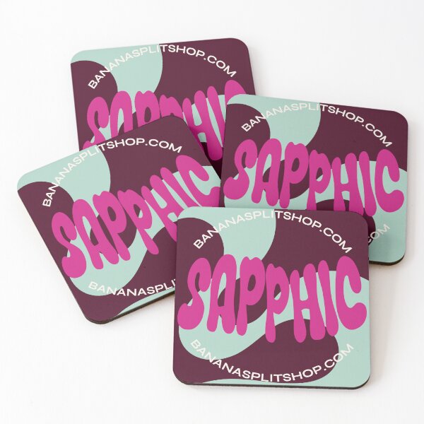 Item preview, Sapphic sticker designed and sold by 12katiekitty.