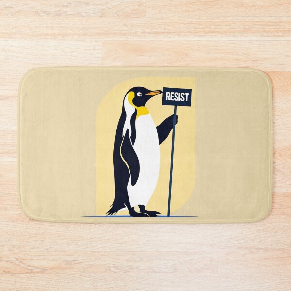 Item preview, Minimalist Resist Penguin Rebel Animal  designed and sold by KateLeap.