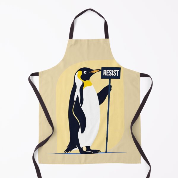 Item preview, Minimalist Resist Penguin Rebel Animal  designed and sold by KateLeap.