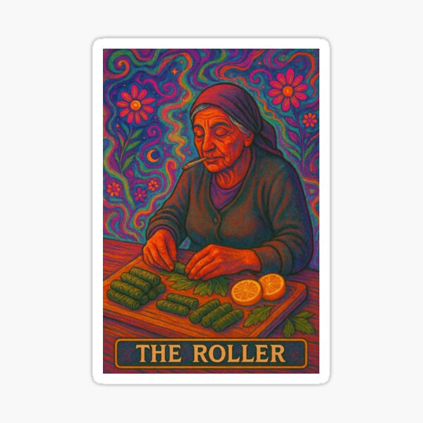 Item preview, The Dolma Roller (psychedelic)  designed and sold by themizrahistory.