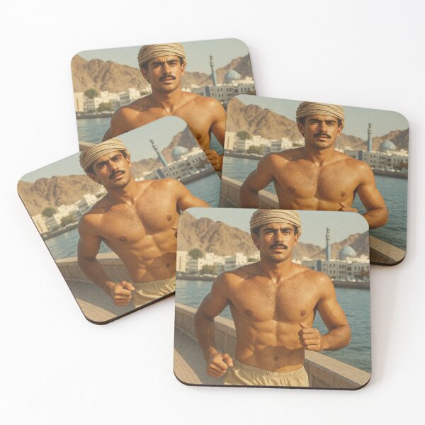 Item preview, Muscat Oman – Coastal Morning Run by the Mosque designed and sold by Aryabek.