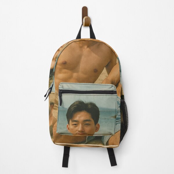 Item preview, Ladies Bay Auckland – Peaceful Beach Moment with Asian Gay Couple designed and sold by Aryabek.