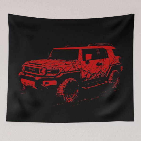 Item preview, The Legend Roams: Toyota FJ Cruiser Illustration [4:3 13000x9750] designed and sold by MandalaPics.
