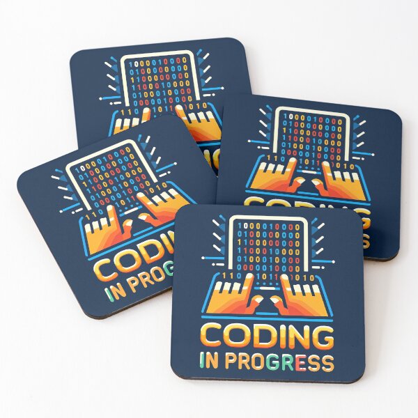 Item preview, Coding in Progress, typography designed and sold by maxmaj.