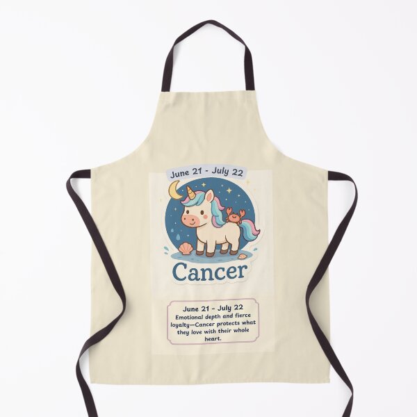Item preview, Zodiac Unicorn - Cancer June 21-July 22 designed and sold by Fat Cat Merch.