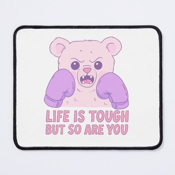 Item preview, Pink Bear with Boxing Gloves - Fight Me Attitude designed and sold by Jess.a.creates.