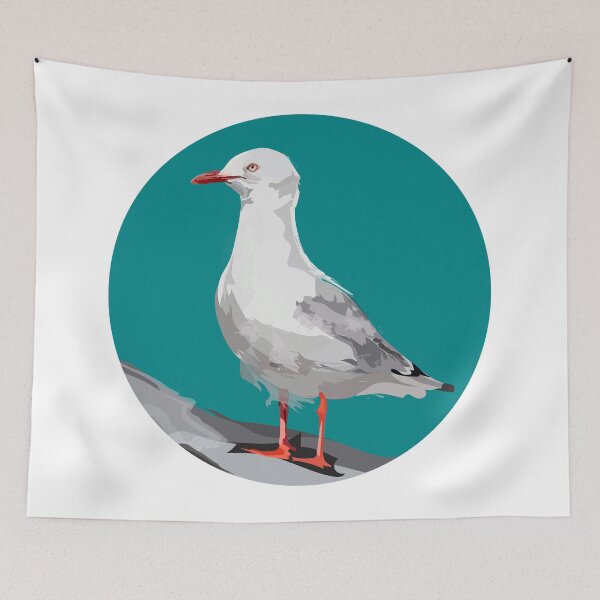 Aperçu de l'œuvre Oiseau de plage mouette créée et vendue par littleanimalss.