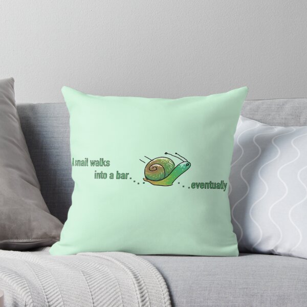 Item preview, Snail Walks into a Bar Joke designed and sold by KitKattyDesigns.