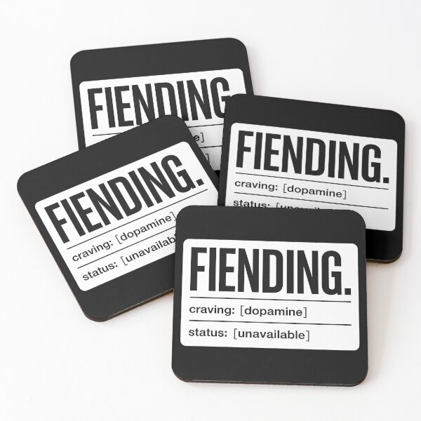 Item preview, Fiending. – Minimalist Grunge Sticker for Streetwear Aesthetic designed and sold by WAUZ.