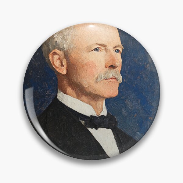 Item preview, John D. Rockefeller | Post-impressionist painting style designed and sold by ComicsFactory.
