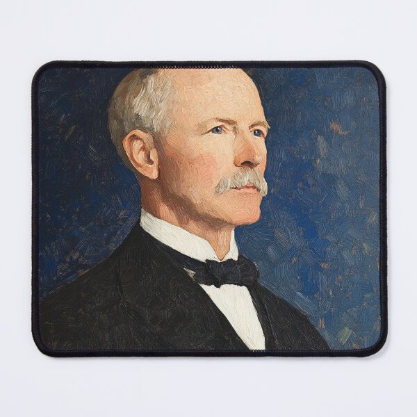Item preview, John D. Rockefeller | Post-impressionist painting style designed and sold by ComicsFactory.