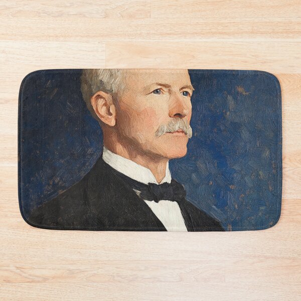 Item preview, John D. Rockefeller | Post-impressionist painting style designed and sold by ComicsFactory.