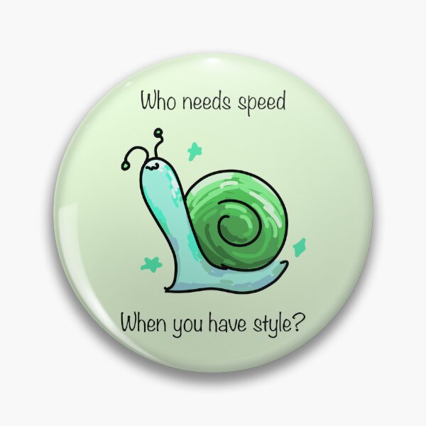 Item preview, Cute Diamond/Emerald Snail Joke designed and sold by KitKattyDesigns.